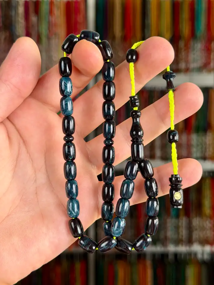 Gümüş İşlemeli Erzurum Oltusu Özel Kesim Tesbih